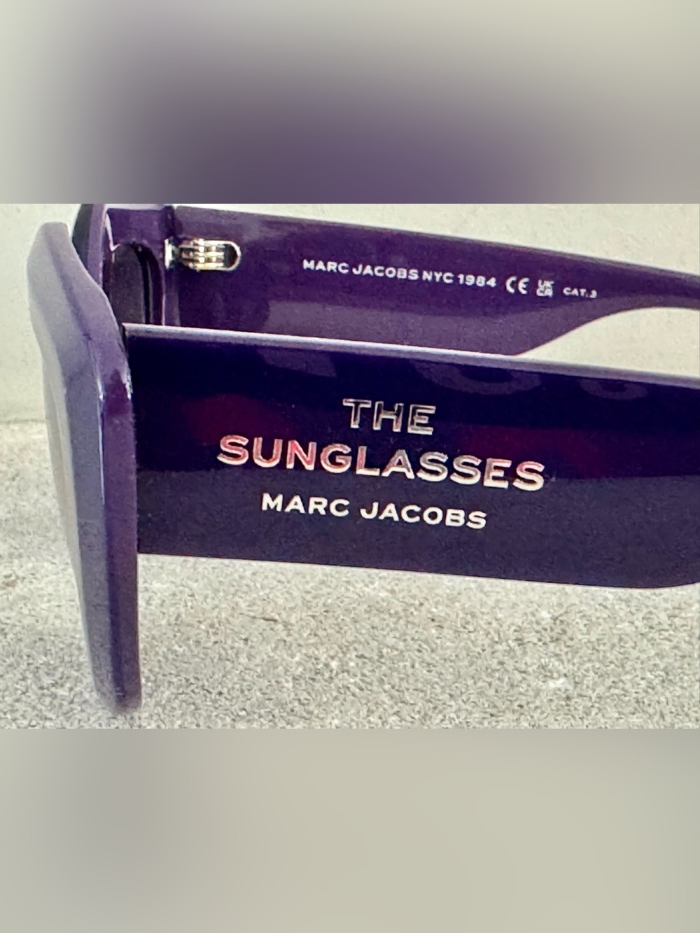 MARC JACOBS - NWT MARC 800/S Purple Cat Eye Sunglasses Unisex - Picture 5 of 10